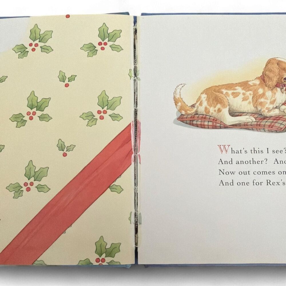 1993 Vintage Santa's Christmas Ride Interactive Book Louise Betts Egan Kidcore - Picture 6 of 8
